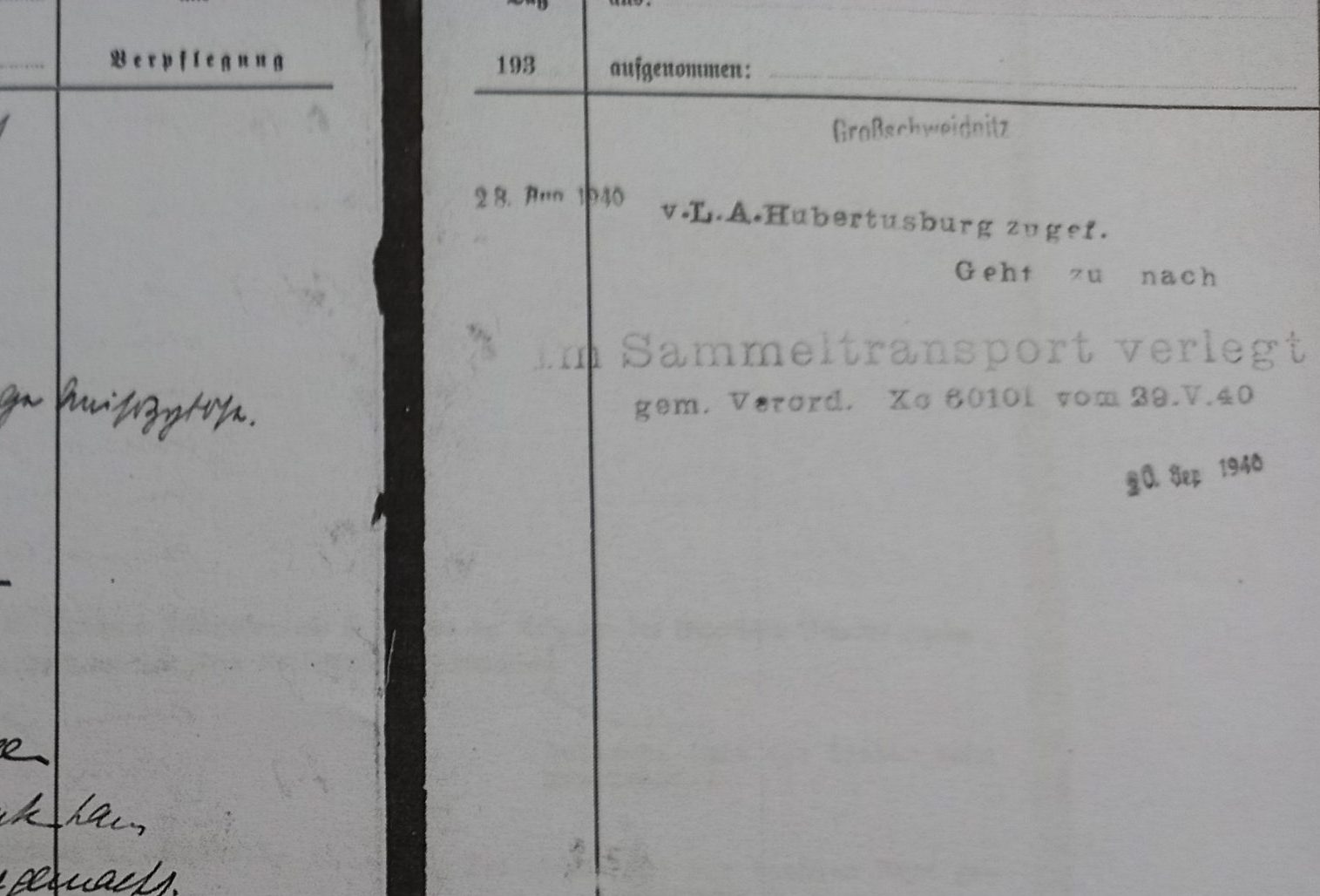 Blick in eine Chemnitzer Patientenakte